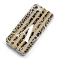 Personalised Leopard Stripes iPhone 8 Bumper Case on Silver iPhone Alternative Image