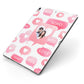 Personalised Likes Photo Apple iPad Case on Grey iPad Side View