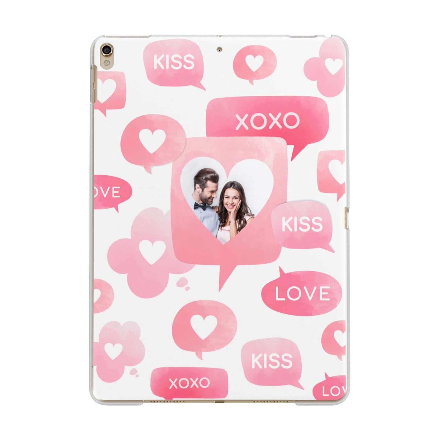 Personalised Likes Photo Apple iPad Gold Case