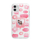 Personalised Likes Photo Apple iPhone 11 in White with Bumper Case