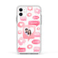 Personalised Likes Photo Apple iPhone 11 in White with White Impact Case