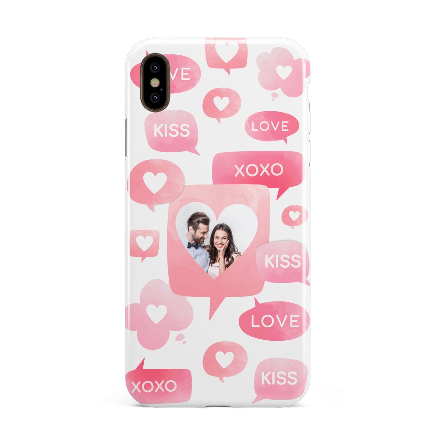 Personalised Likes Photo Apple iPhone Xs Max 3D Tough Case