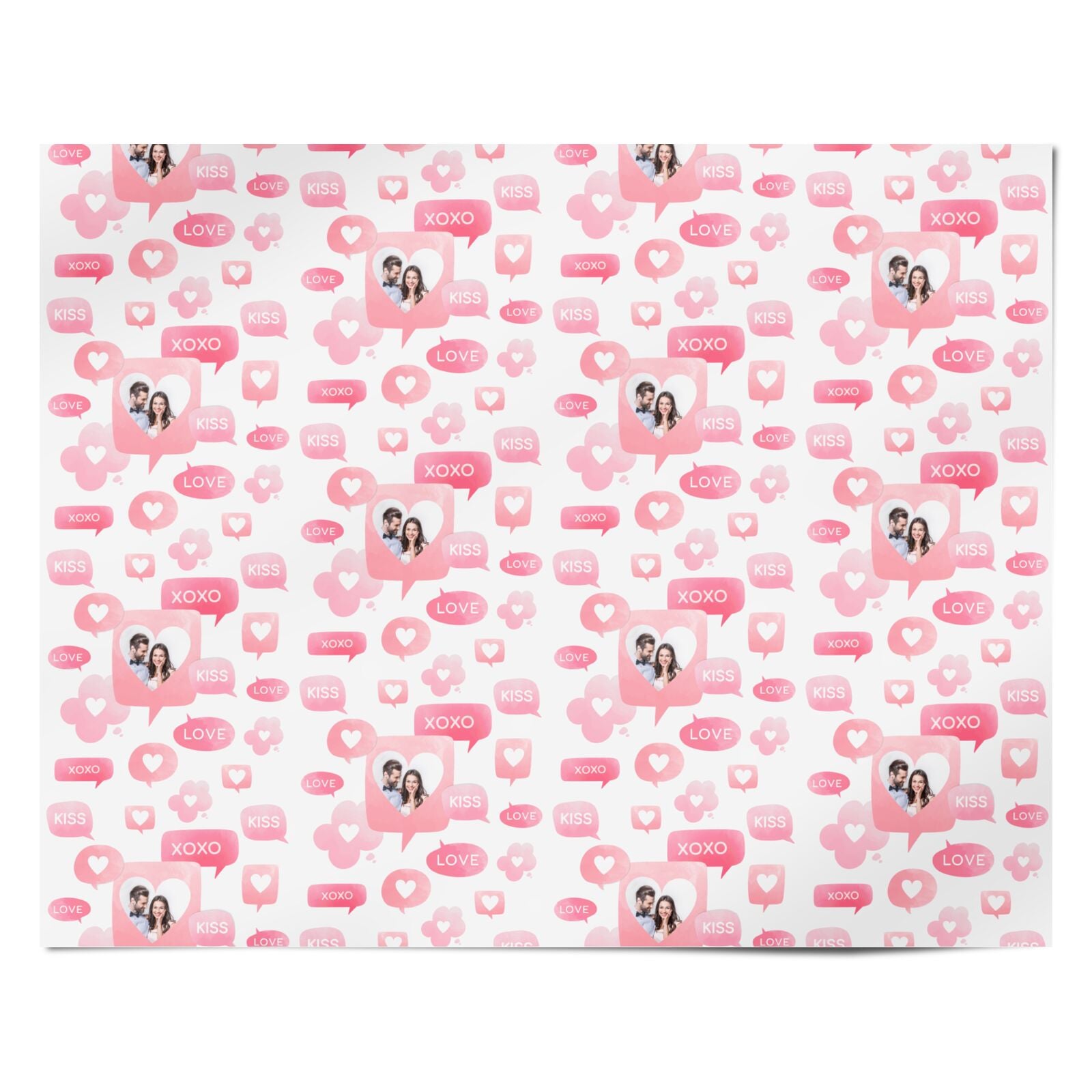 Personalised Likes Photo Personalised Wrapping Paper Alternative