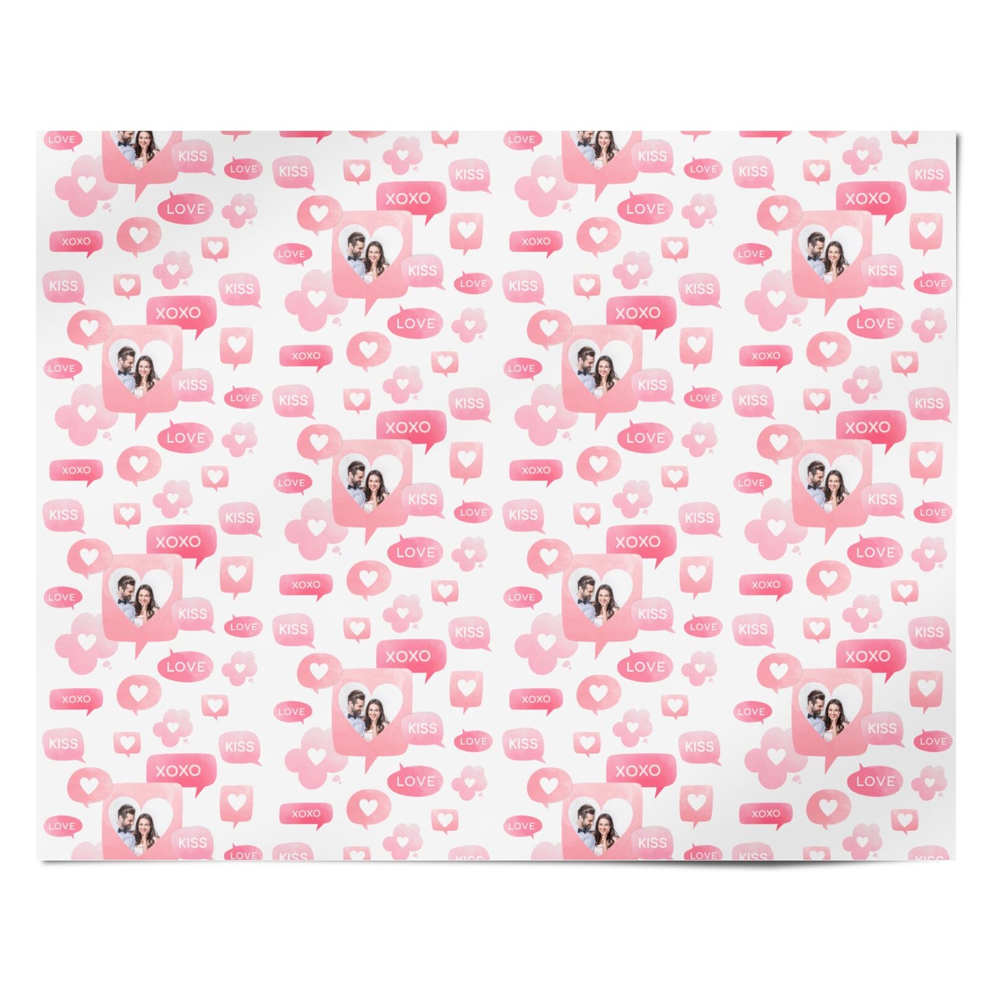 Personalised Likes Photo Personalised Wrapping Paper Alternative