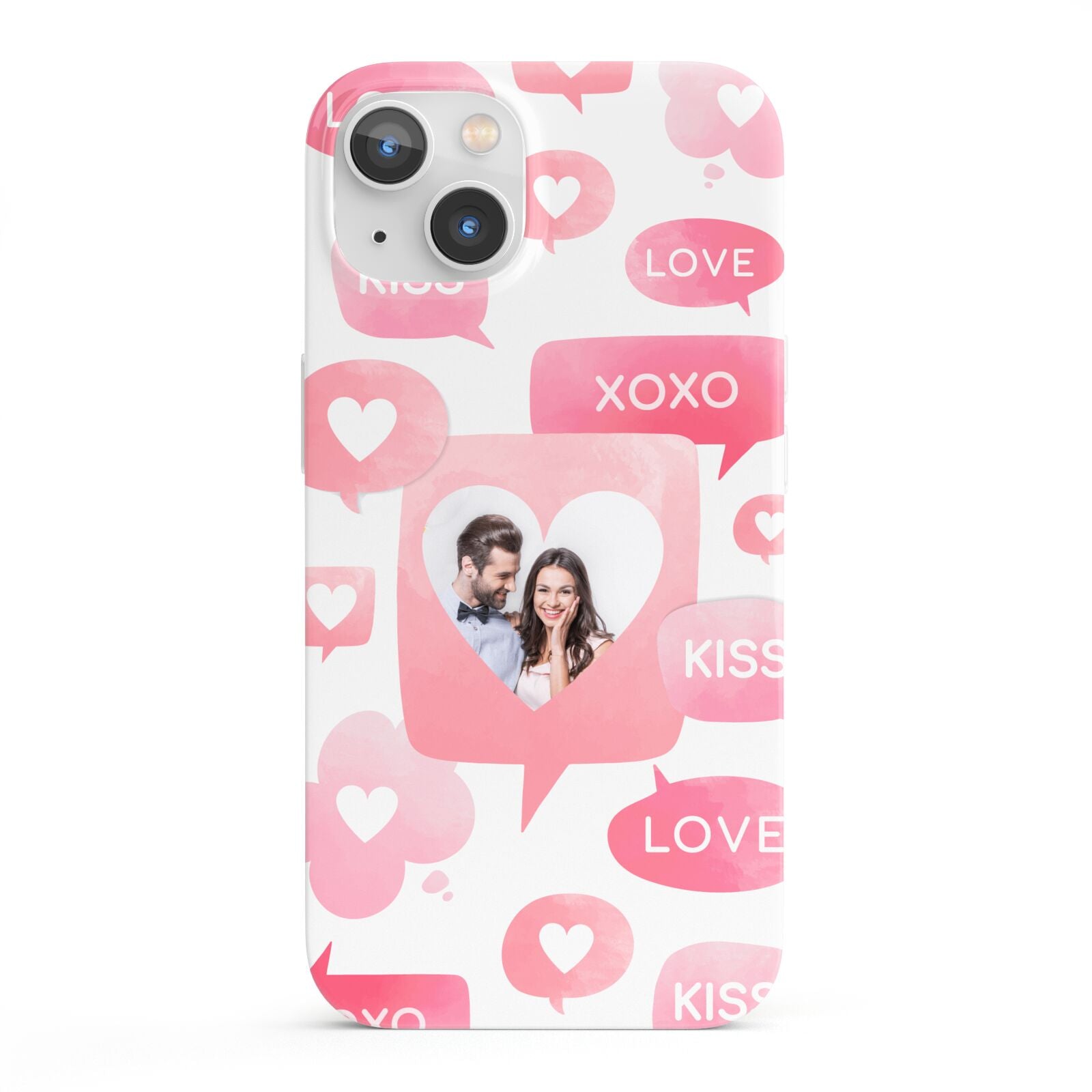 Personalised Likes Photo iPhone 13 Full Wrap 3D Snap Case