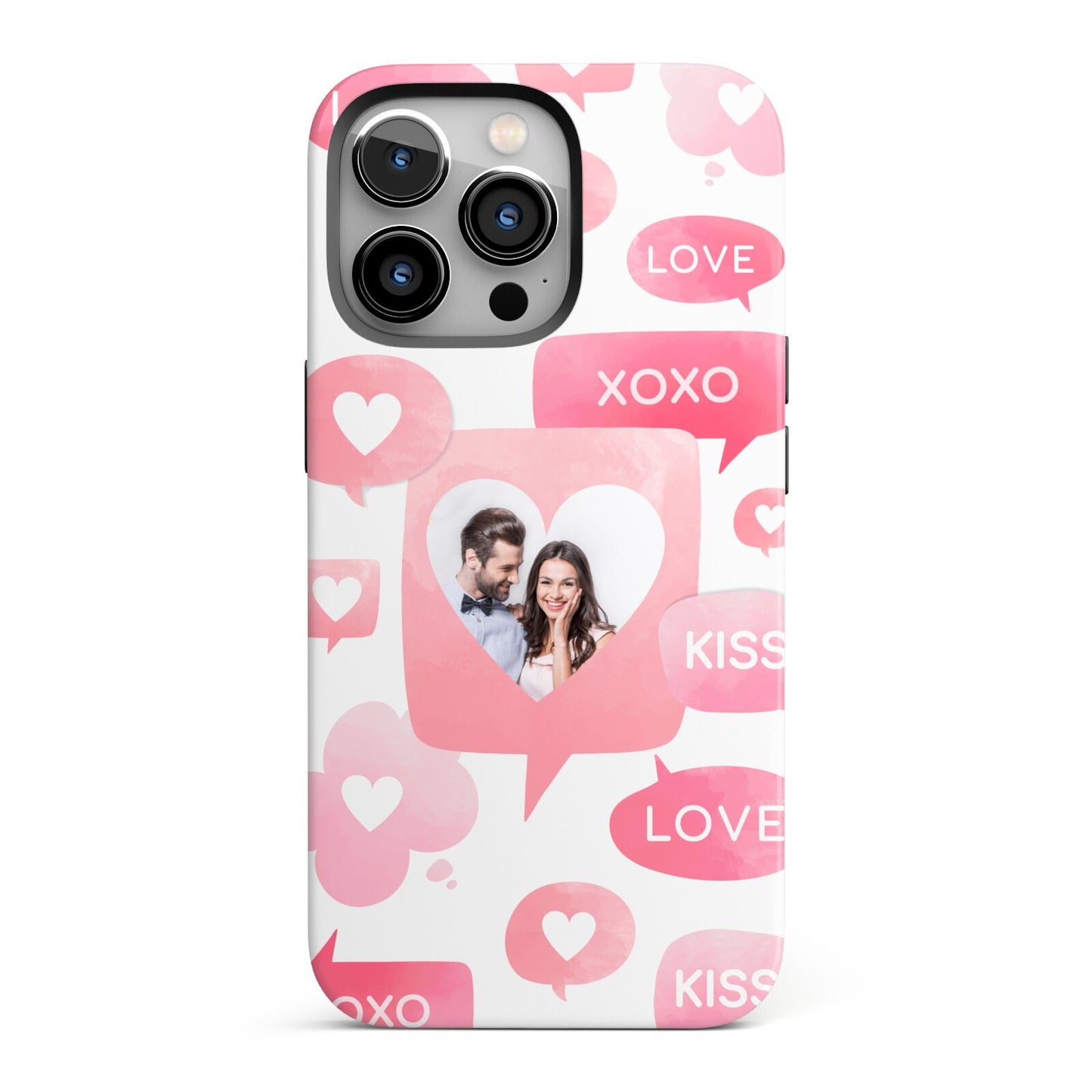 Personalised Likes Photo iPhone 13 Pro Full Wrap 3D Tough Case