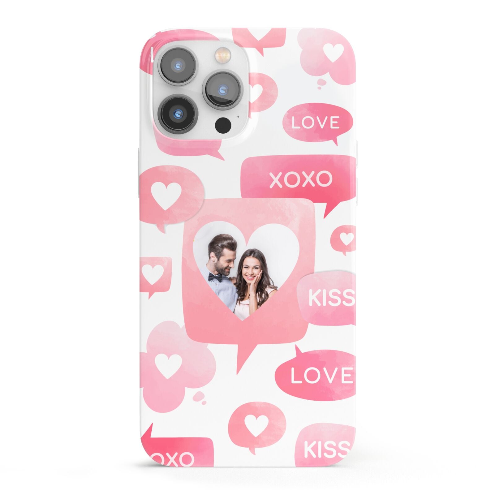 Personalised Likes Photo iPhone 13 Pro Max Full Wrap 3D Snap Case
