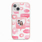Personalised Likes Photo iPhone 13 TPU Impact Case with Pink Edges