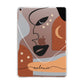 Personalised Line Art Apple iPad Rose Gold Case