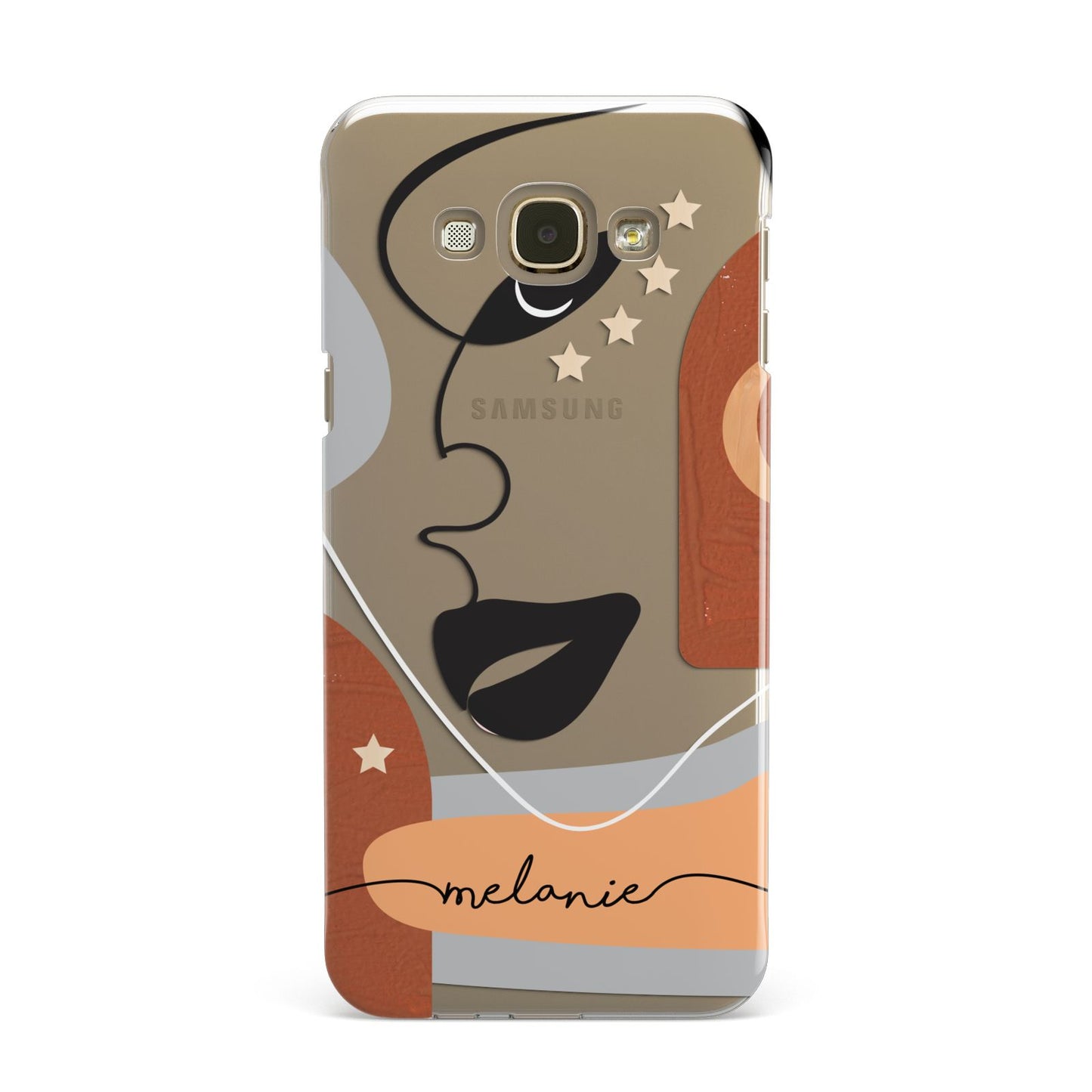 Personalised Line Art Samsung Galaxy A8 Case