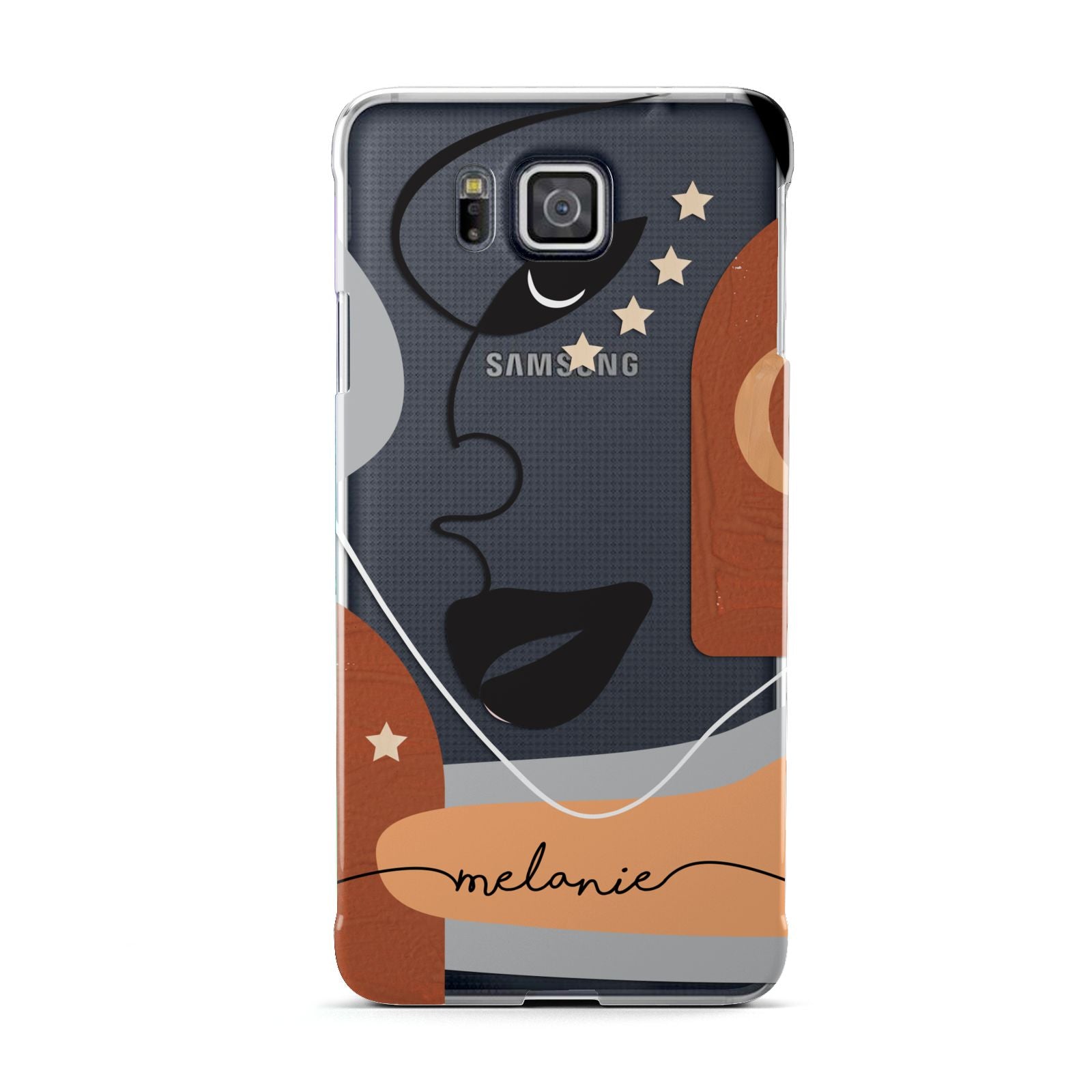 Personalised Line Art Samsung Galaxy Alpha Case