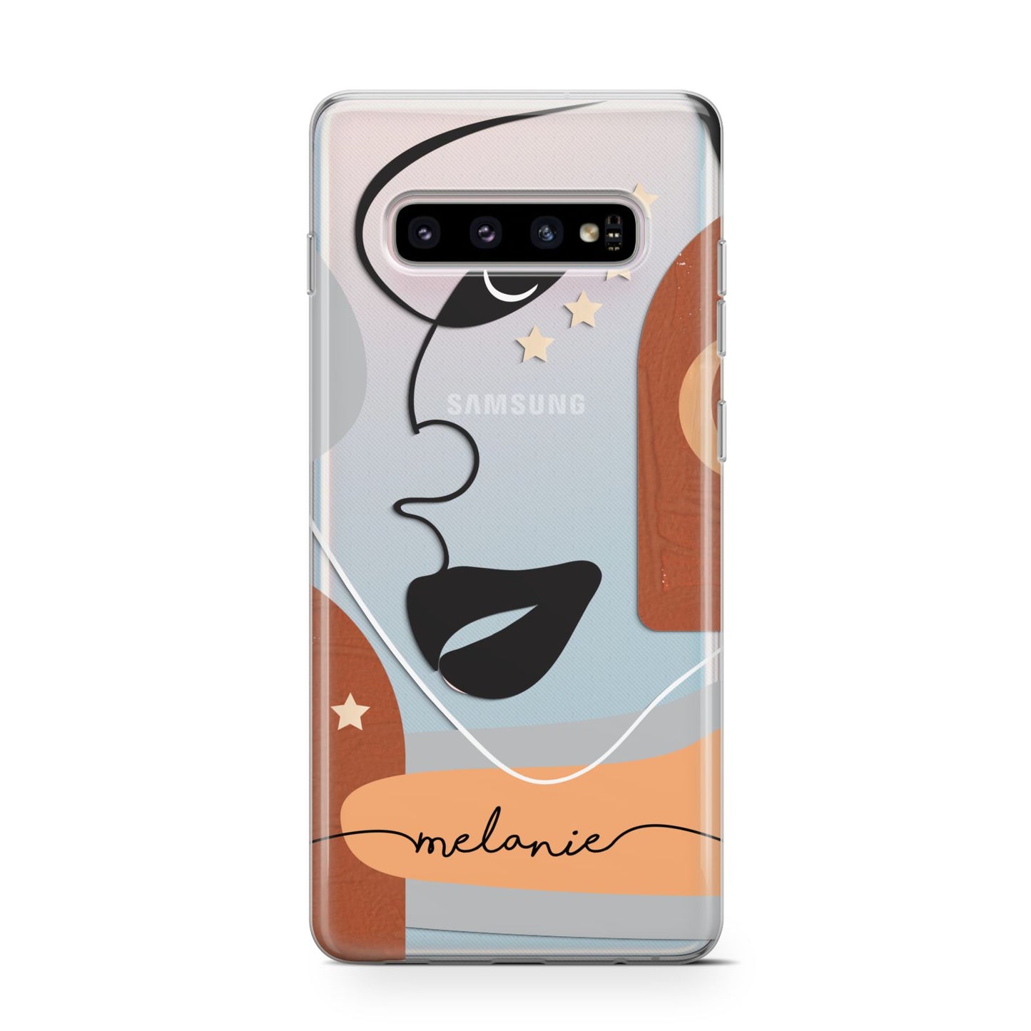 Personalised Line Art Samsung Galaxy S10 Case