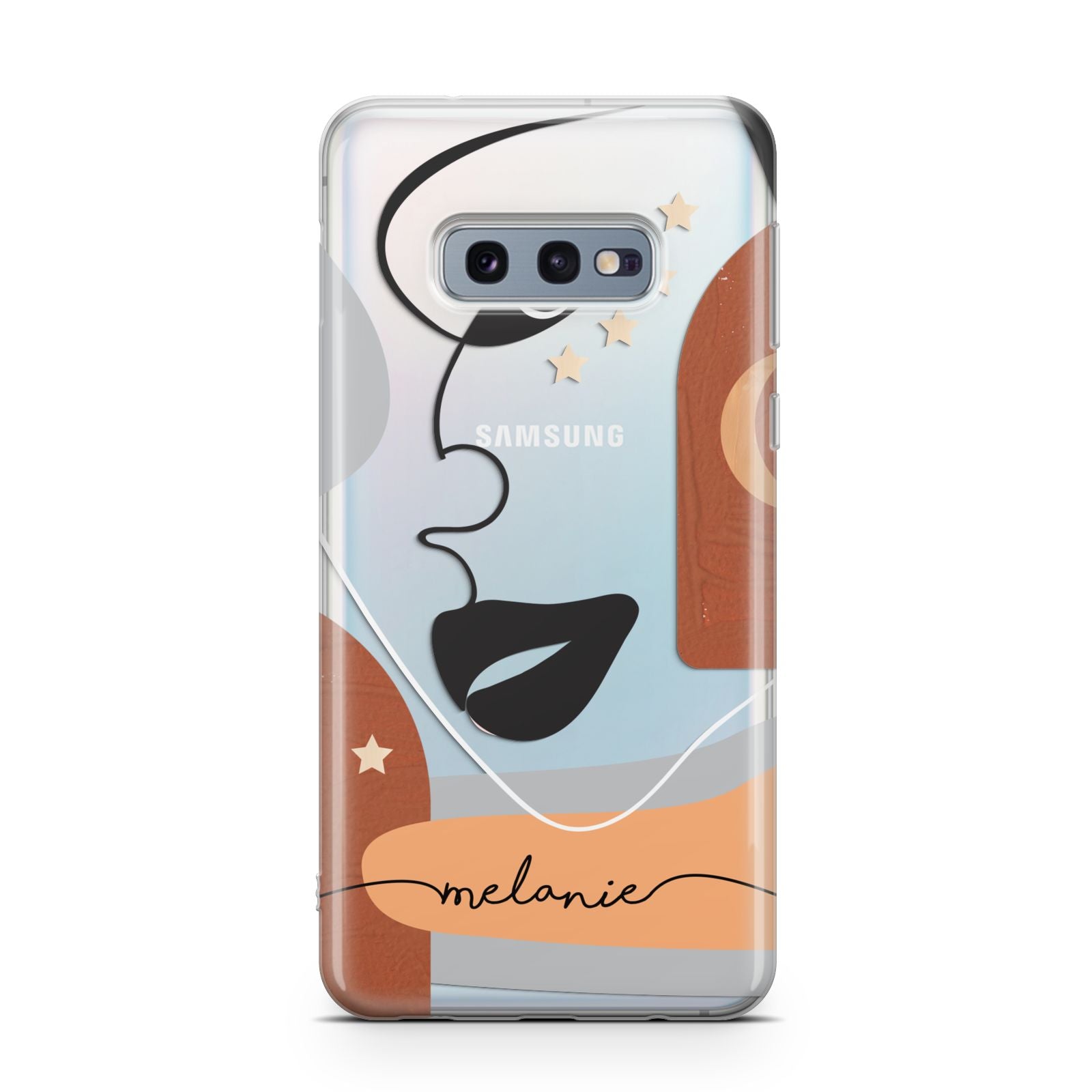 Personalised Line Art Samsung Galaxy S10E Case