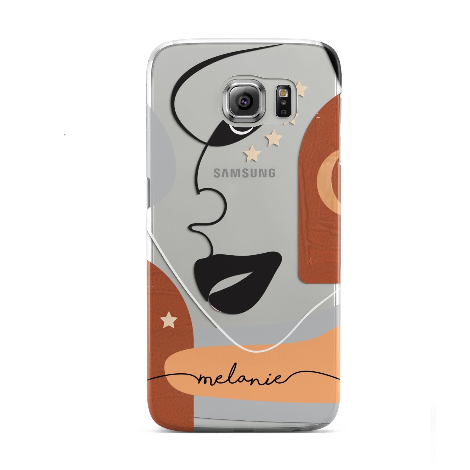 Personalised Line Art Samsung Galaxy S6 Case