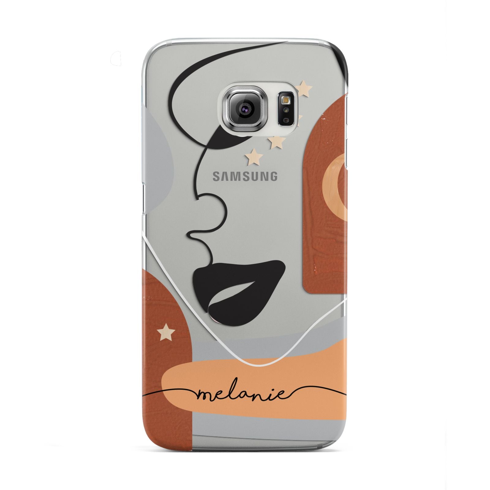 Personalised Line Art Samsung Galaxy S6 Edge Case