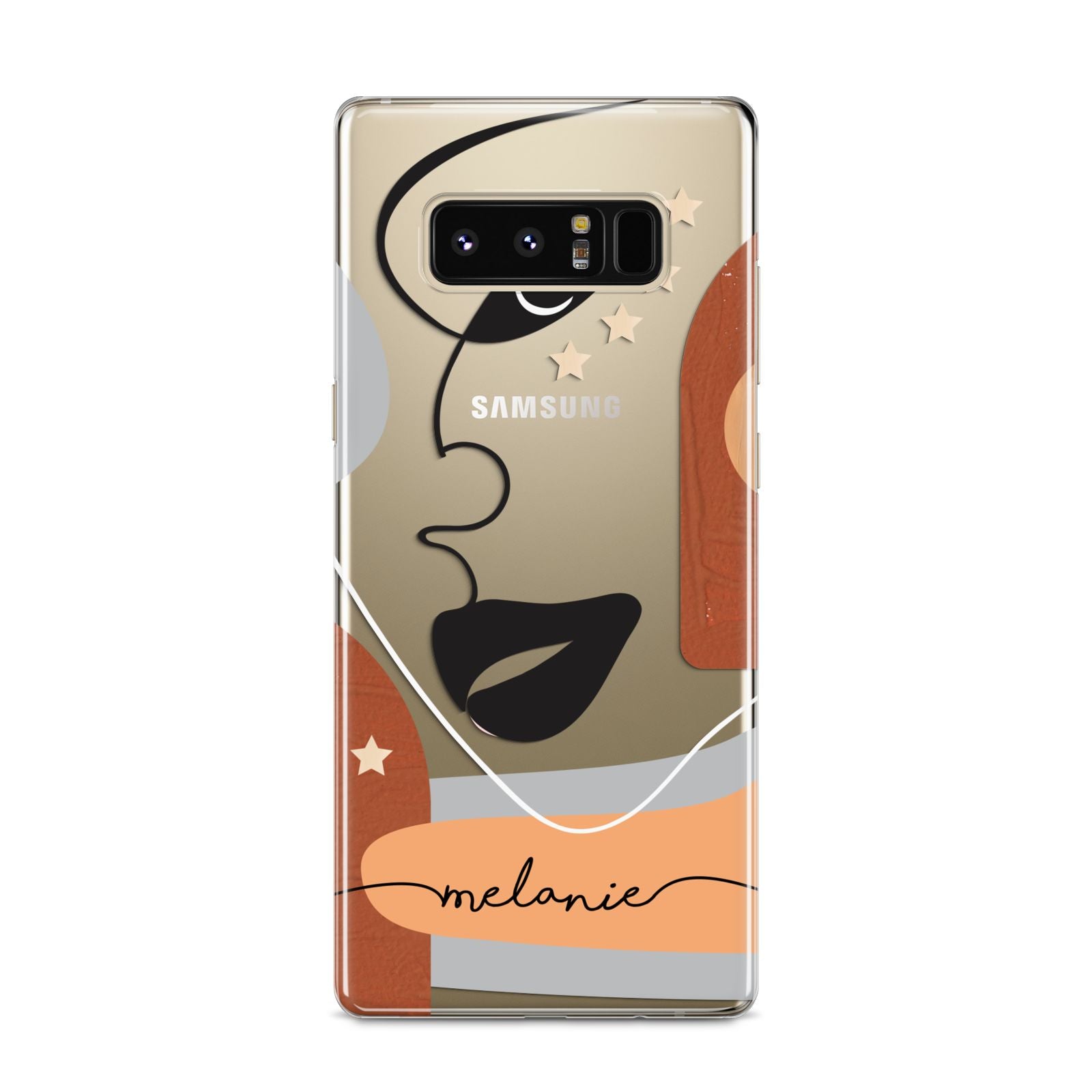 Personalised Line Art Samsung Galaxy S8 Case
