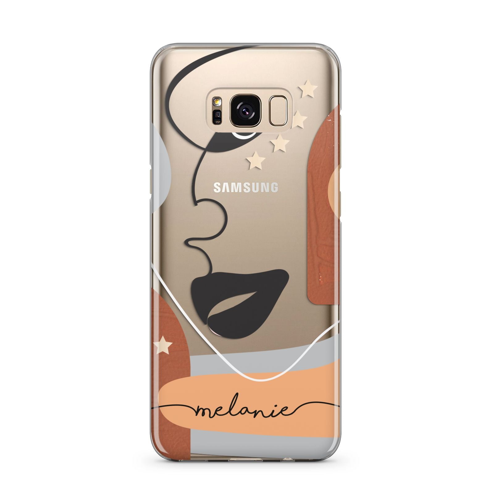 Personalised Line Art Samsung Galaxy S8 Plus Case
