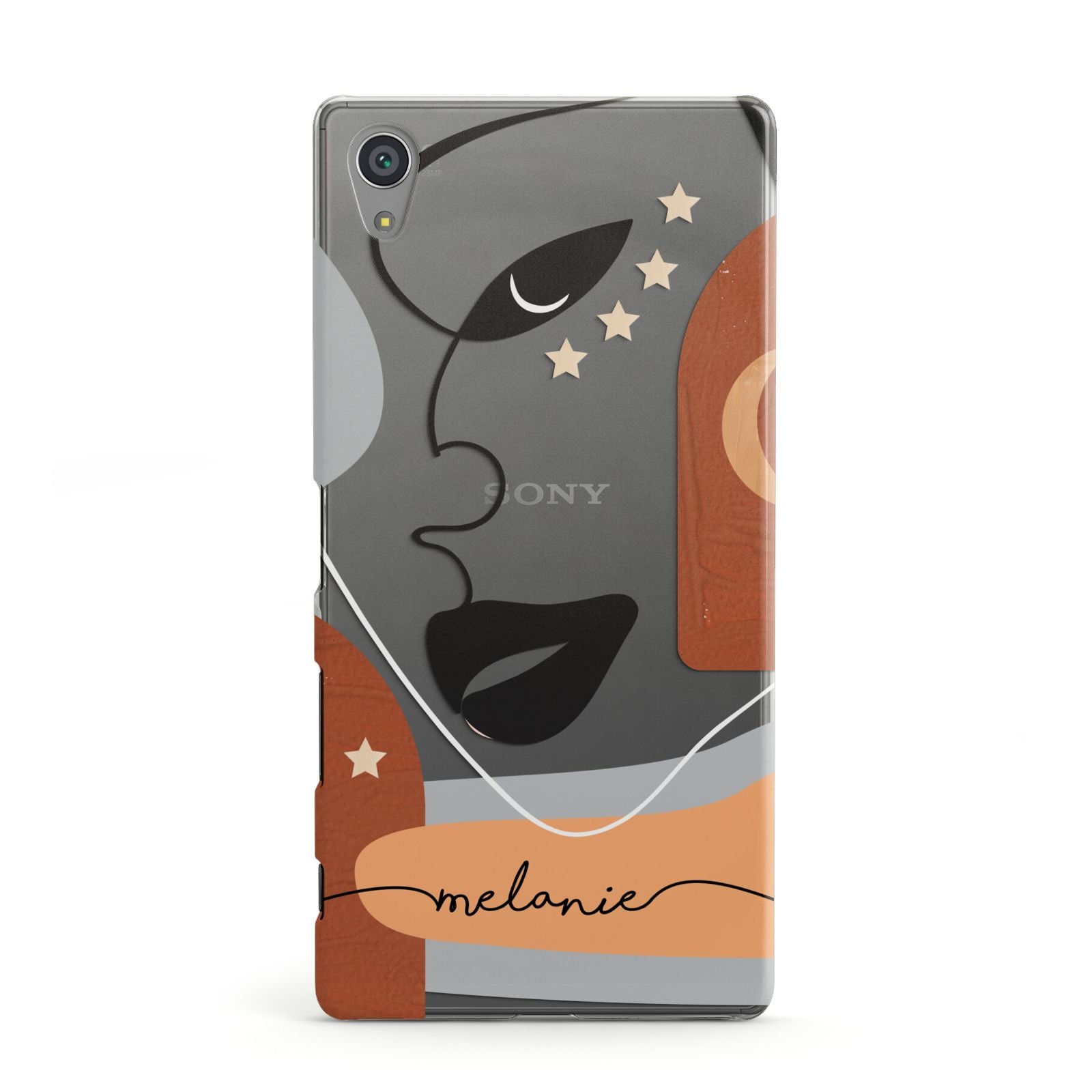 Personalised Line Art Sony Xperia Case