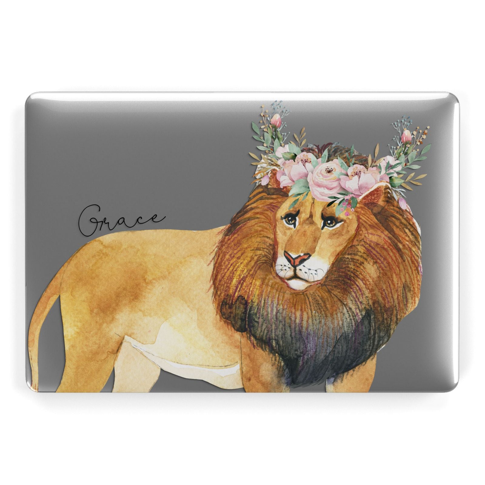 Personalised Lion Apple MacBook Case