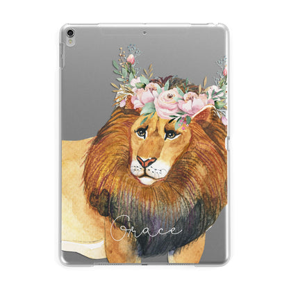 Personalised Lion Apple iPad Silver Case