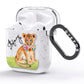 Personalised Lion Cub AirPods Glitter Case Side Image