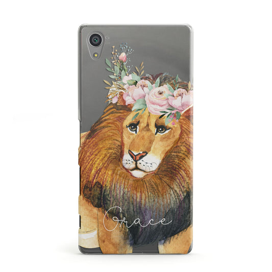 Personalised Lion Sony Xperia Case
