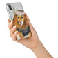 Personalised Lion iPhone X Bumper Case on Silver iPhone Alternative Image 2