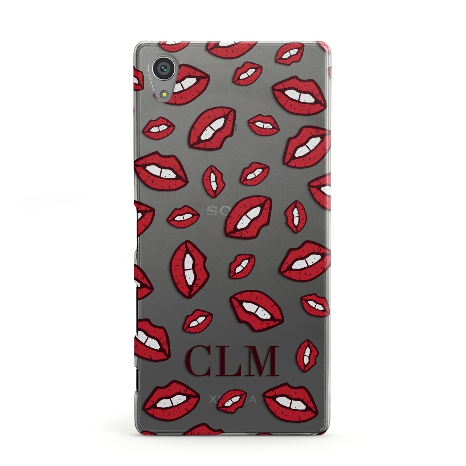 Personalised Lips Initials Sony Xperia Case