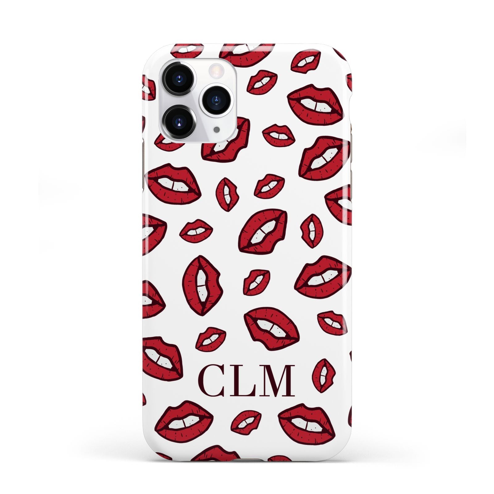 Personalised Lips Initials iPhone 11 Pro 3D Tough Case