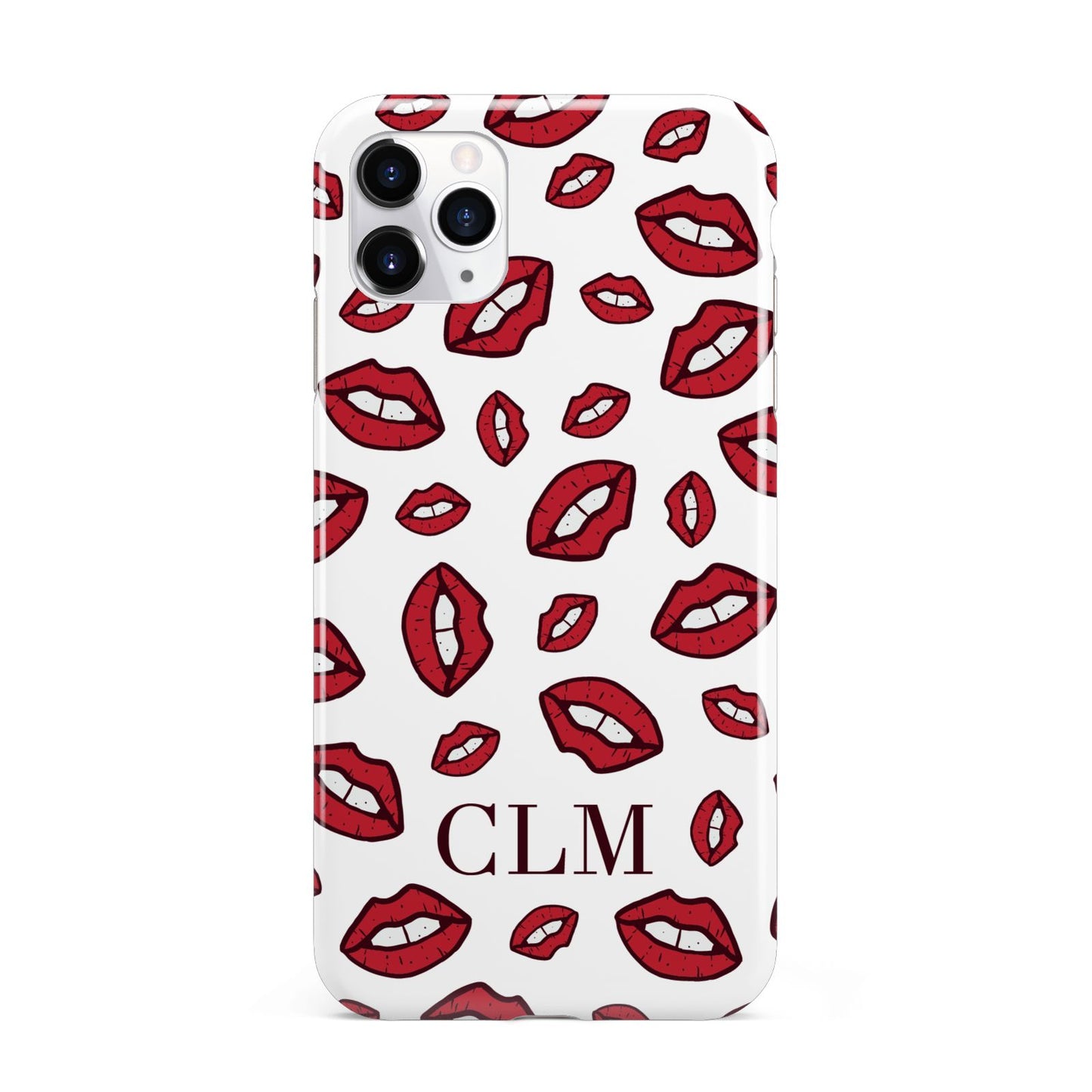 Personalised Lips Initials iPhone 11 Pro Max 3D Tough Case