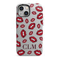 Personalised Lips Initials iPhone 13 Mini Full Wrap 3D Tough Case