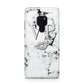 Personalised Lips Kiss Marble Initialed Huawei Mate 20 Phone Case
