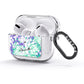 Personalised Liquid Marble AirPods Glitter Case 3rd Gen Side Image