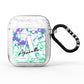 Personalised Liquid Marble AirPods Glitter Case