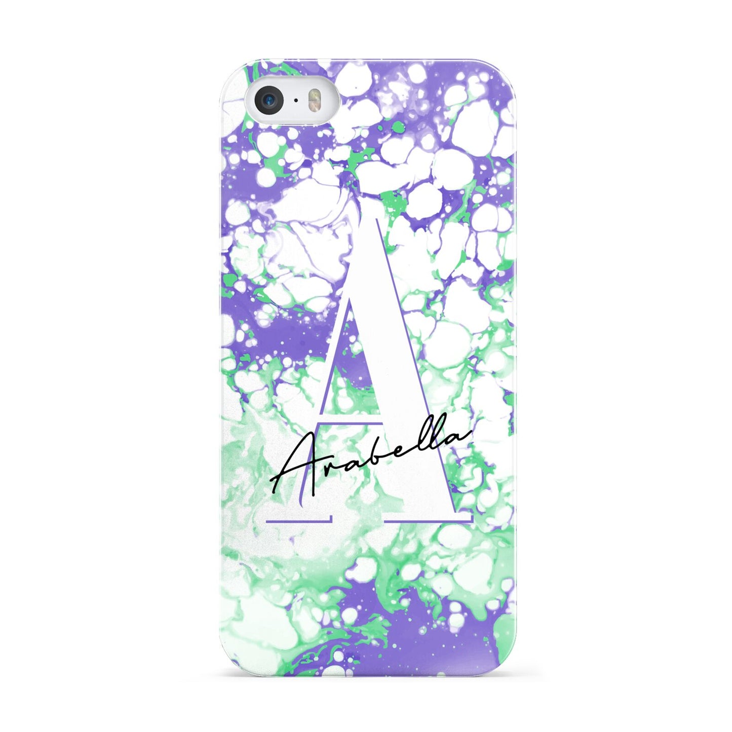 Personalised Liquid Marble Apple iPhone 5 Case