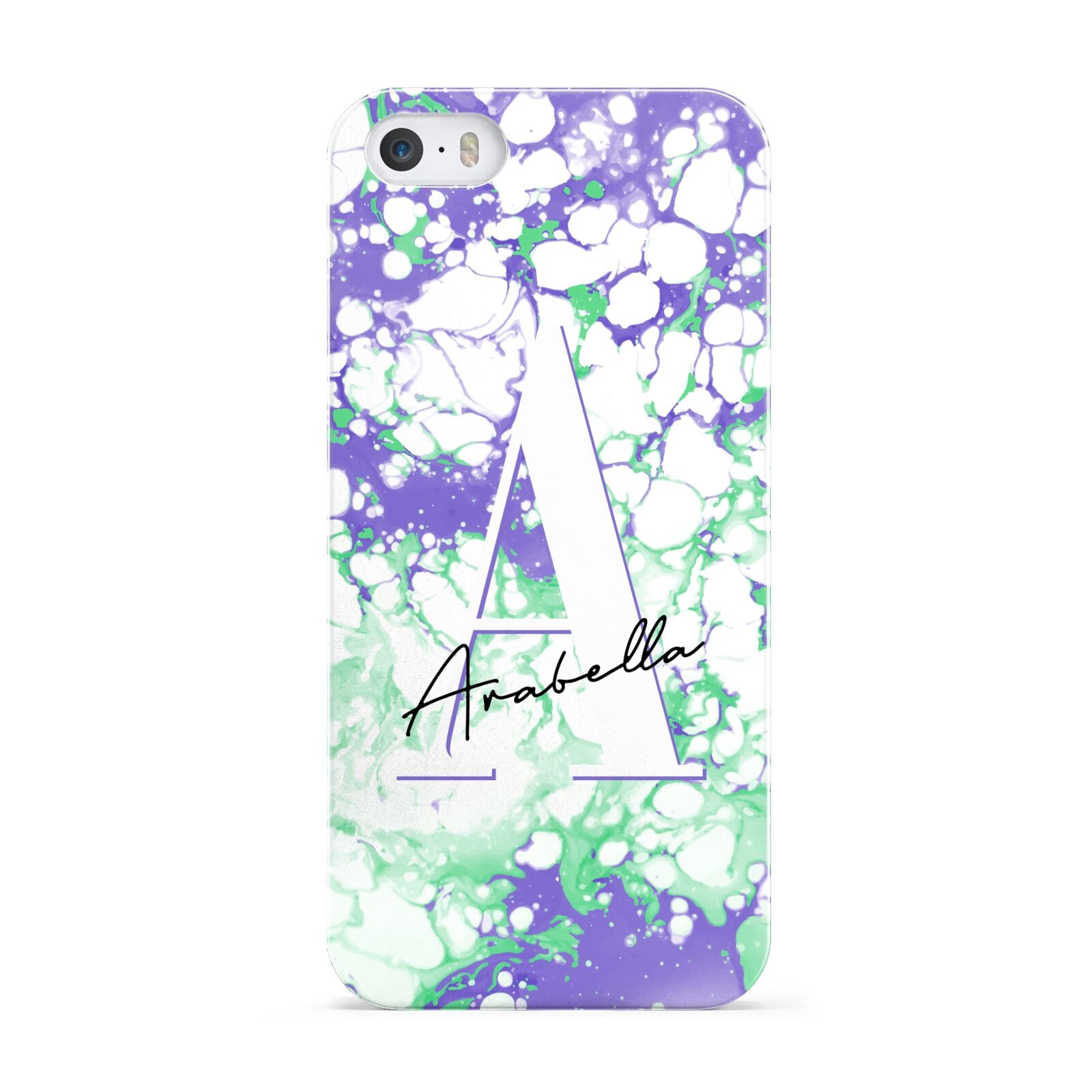 Personalised Liquid Marble Apple iPhone 5 Case