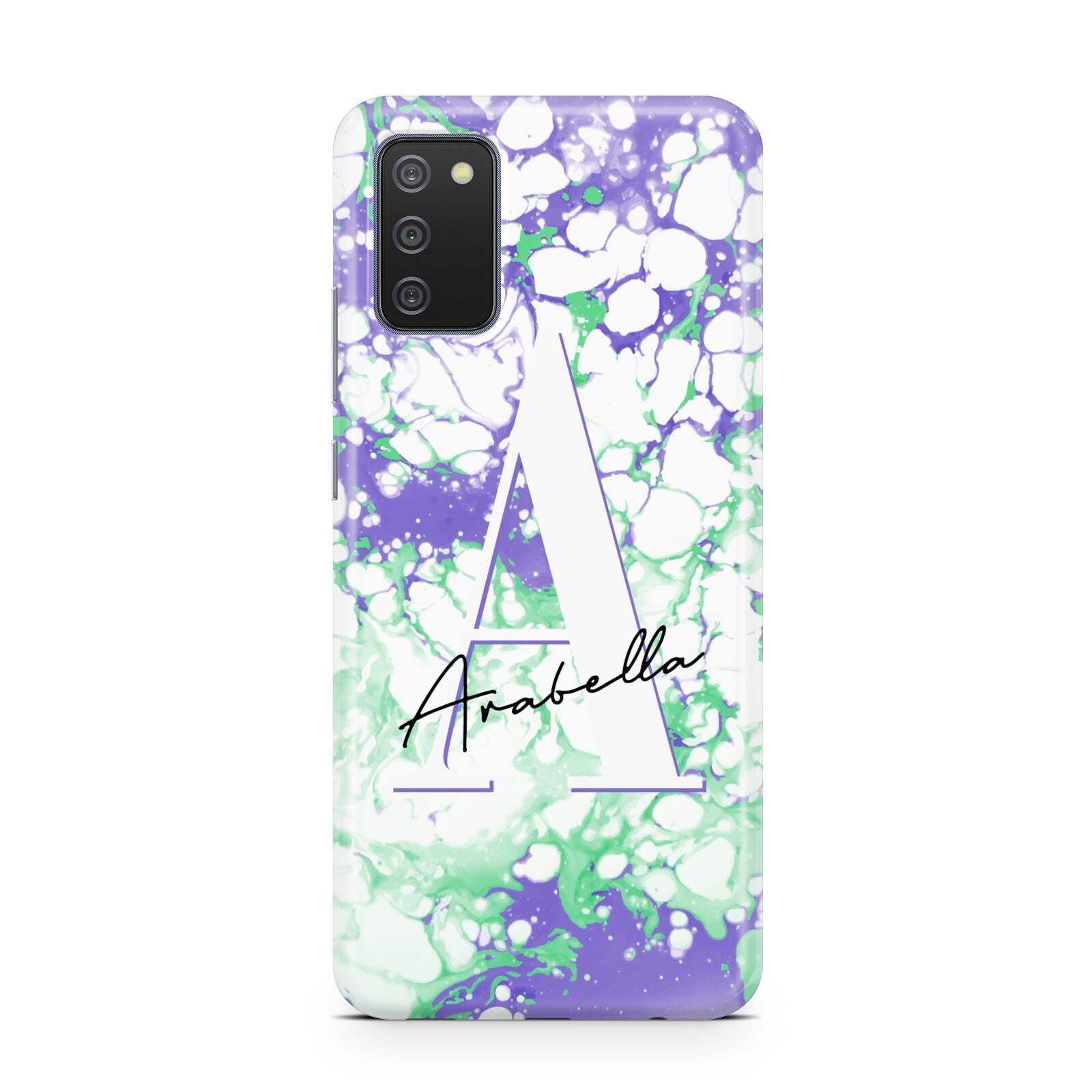Personalised Liquid Marble Samsung A02s Case