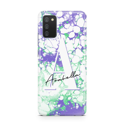 Personalised Liquid Marble Samsung A02s Case