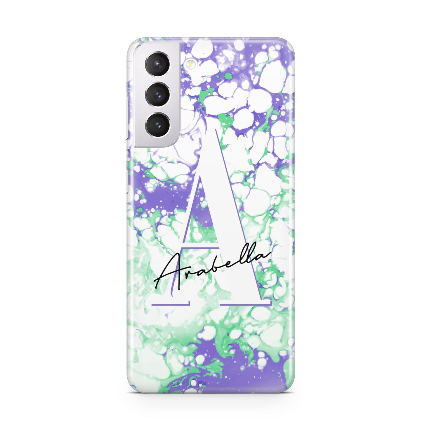 Personalised Liquid Marble Samsung S21 Case