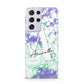 Personalised Liquid Marble Samsung S21 Ultra Case