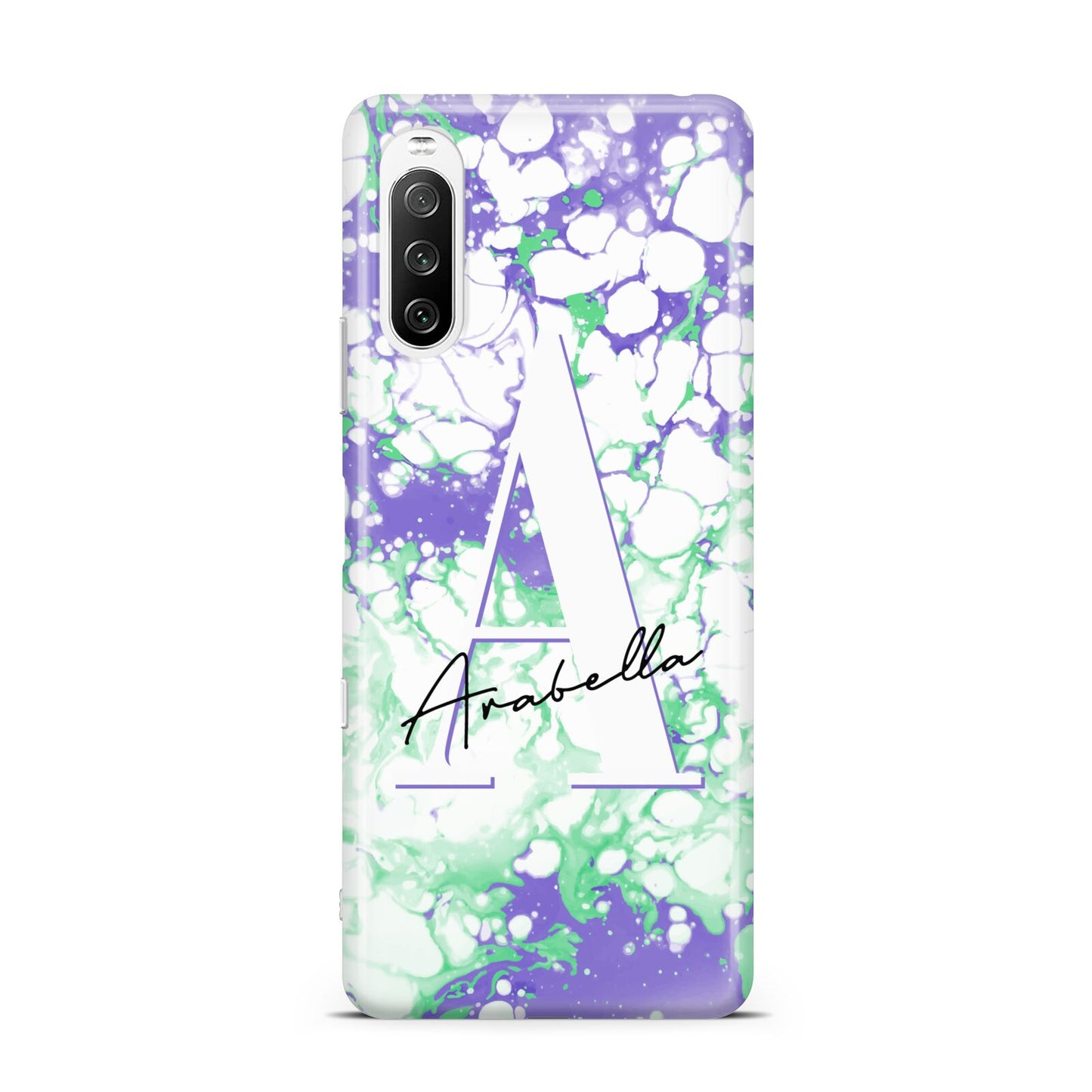 Personalised Liquid Marble Sony Xperia 10 III Case