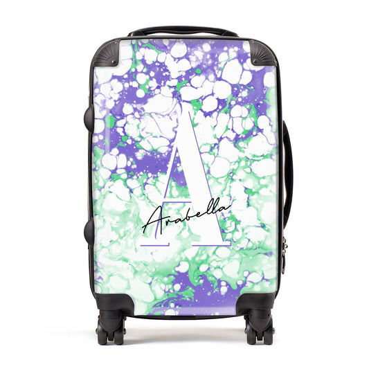 Personalised Liquid Marble Suitcase