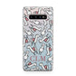 Personalised Llama Initials Monogram Samsung Galaxy S10 Plus Case