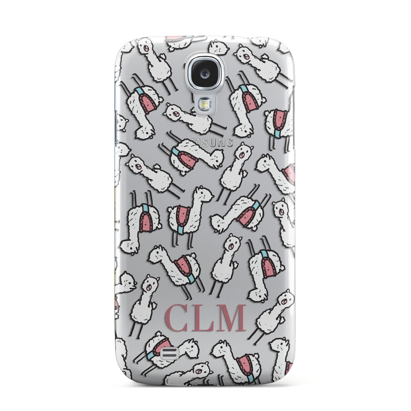 Personalised Llama Initials Monogram Samsung Galaxy S4 Case