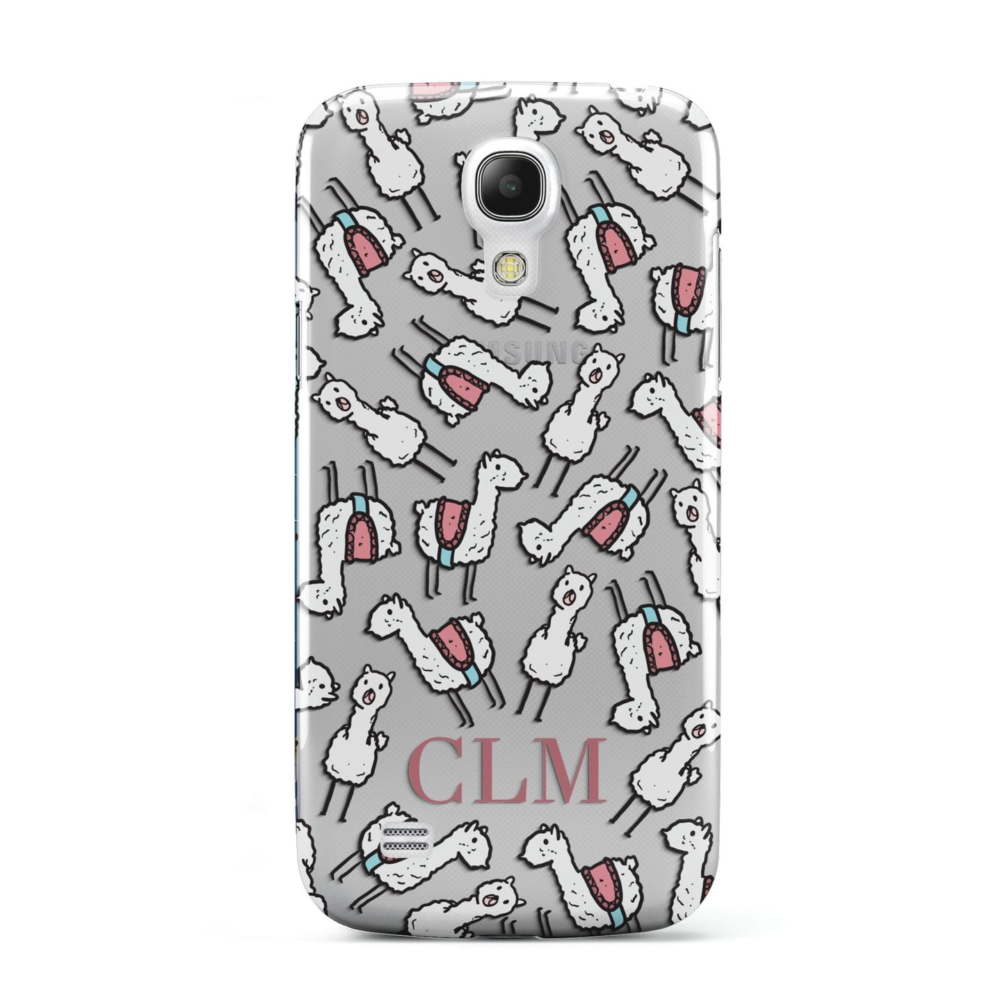 Personalised Llama Initials Monogram Samsung Galaxy S4 Mini Case