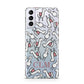 Personalised Llama Initials Monogram Samsung S21 Plus Case