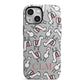 Personalised Llama Initials Monogram iPhone 13 Mini Full Wrap 3D Tough Case