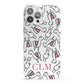 Personalised Llama Initials Monogram iPhone 13 Pro Max Full Wrap 3D Snap Case