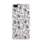 Personalised Llama Initials Monogram iPhone 8 Plus 3D Snap Case on Gold Phone