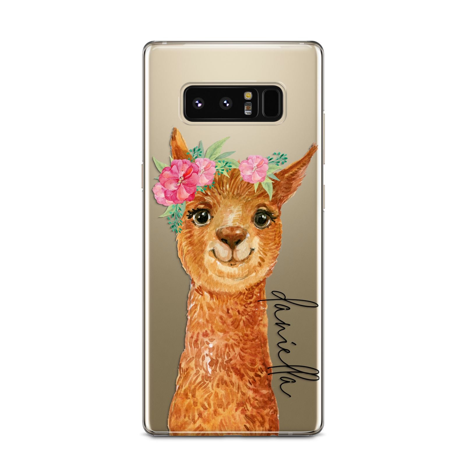 Personalised Llama Samsung Galaxy Note 8 Case
